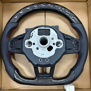 Volant pour Volkswagen MK7 MK6 MK5 <span class=keywords><strong>Golf</strong></span> R GTI GTS GTD <span class=keywords><strong>GTE</strong></span> Polo GTI <span class=keywords><strong>Golf</strong></span> 7 7.5 <span class=keywords><strong>Golf</strong></span> 6 en fibre de carbone avec compteur de vitesse LED - Product Image 6