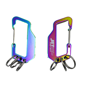 Llavero de Aluminio JET-BREAK con Impresión Digital y Acabado Arcoíris, Portátil, Tamaño Personalizado para Uso Promocional - Product Image 4
