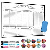 Calendario Magnético para Refrigerador con Forma Personalizada, Moderno y Ecológico, Bloc de Notas, Imán de PVC Plástico Resistente, Reutilizable, Duradero e Impermeable