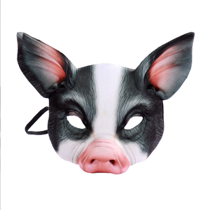 Halloween New Year Pig <strong>Mask</strong> Lightweight Breathable Half-Face Design Cosplay Animal Themed Party Wedding Graduation Costume EVA - Product Image 5