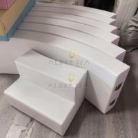 Ensembles d'escalade pour aire de jeux pour enfants, vente en gros, commerciaux, rose et blanc, équipement de jeu souple portable avec clôture pour l'école et fosse à balles