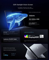 Nuevo Portátil AMD Office 2025 AI7H 350 32G 1TSSD para Estudiantes con Teclado en Inglés, Pantalla OLED de 14 Pulgadas y 120Hz para Xiaoxin