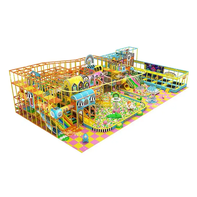 Children Indoor Adventure Park Manufacturer Large Soft Play Area Equipment Kids Indoor Playground