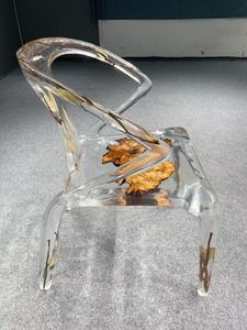 Buen precio de fábrica, nuevos productos populares, comedor moderno, resina epoxi, madera maciza, río, restaurante, diseño europeo, muebles para el hogar - Product Image 2