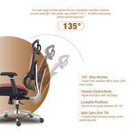 Silla de Oficina Ergonómica Moderna, Grande y Alta, con Características Ajustables, Asiento Extra Ancho para Uso Comercial, Hoteles y Edificios Administrativos