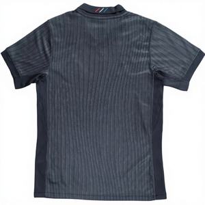 قمصان فريق كرة القدم المخصصة للرجال مع اسم اللاعب ونمط مطبوع، مصنوعة من البوليستر 100٪ قابلة للتنفس، مطبوعة بالحرارة، بياقة عالية وأكمام قصيرة - Product Image 2