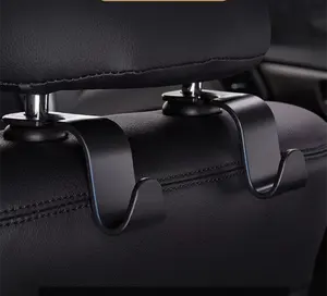 Araba koltuğu arka kanca evrensel taşınabilir araba aksesuarları iç askı tutucu depolama için araba çanta çanta kumaş dekorasyon