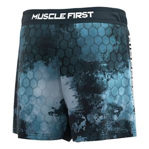 กางเกงขาสั้นออกกำลังกายยืดหยุ่นสำหรับผู้ชายและผู้หญิง ยี่ห้อ Manufacturer Sublimation Sportswear Club เหมาะสำหรับยกน้ำหนัก ฟิตเนส และกีฬาต่างๆ - Product Image 4