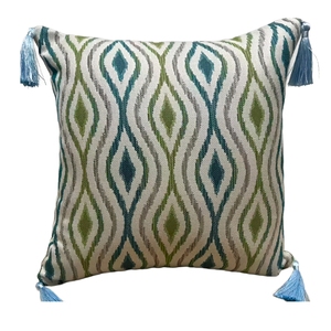 Coussin de chaise et dossier de canapé décoratif et confortable en coton 100% biologique, imprimé de luxe, élégant, pour bureau, bar et usage quotidien - Product Image 1