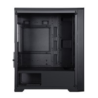 Toptan OEM CPU Kasası Temperli Cam Matx Itx Mid Tower Oyun Bilgisayarı PC Kasası ARGB PC Fanlı Siyah 200MR01