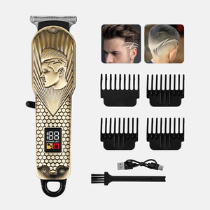 Tondeuse à Cheveux Électrique Professionnelle Personnalisable Rechargeable pour Hommes avec Écran LCD – Machine de Coiffure pour Barbiers - Product Image 3