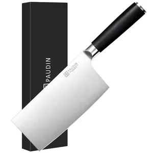 سكين طاهٍ KO2 بتصميم جديد مقاس 7 بوصات مصنوع من الفولاذ الألماني الممتاز مع مقبض G10 سكين مطبخ عالي الجودة للمطاعم