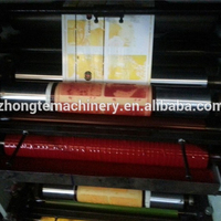 Machine d'impression d'autocollants en papier 6 couleurs, Machine d'impression UV Flexo, meilleure vente en chine