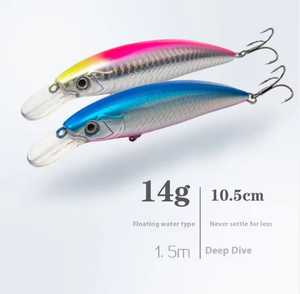 Señuelo flotante Aotuo de 14g, cebo artificial duro con sonajero para pesca de lubina <span class=keywords><strong>en</strong></span> agua salada, ¡el más vendido! - Product Image 2