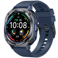 Großhandel OEM Robuste IP68 Wasserdichte Aluminiumlegierung 1,39 Zoll Bildschirm BT-Anruf Sport-Smartwatch Magnetischer Herzfrequenz-Tracker