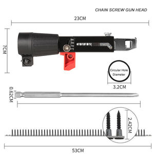 Adattatore automatico per pistola a chiodo a catena a vite per trapano elettrico per la lavorazione del legno - Product Image 5