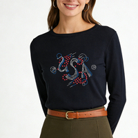 Transferts thermocollants personnalisés en strass de cristal, motif Jour de l'Indépendance des États-Unis, design scintillant