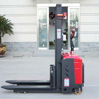 Chariot élévateur à fourche électrique à vente chaude, machine à conteneurs de fret, 1,5 tonne, gerbeur électrique automatique, chargement automatique