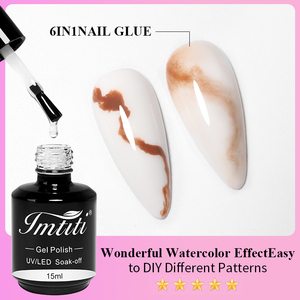 IMTITI Gel de Uñas Multifuncional 6 en 1 de 15ml, Gel Constructor Todo en Uno, Pegamento para Puntas y Extensión, para Decoración con Pedrería y Efecto Blooming, Venta al por Mayor - Product Image 6