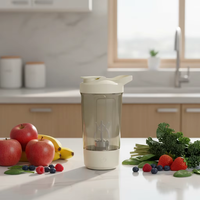 Nouvelle tasse mélangeuse électrique portable à un clic pour café, lait en poudre, protéines, eau de fitness, utilisation en extérieur