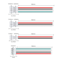 Kabel Harness Konektor Custom PH2.0 XH VH JST TE Molex, Perakitan Kabel Terminal Kawat ke Kawat