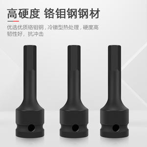 Puntas de Destornillador Neumáticas/Eléctricas Integrales de 1/2\" con Enchufe Hexagonal Interno, Accesorios y Piezas para Herramientas Neumáticas - Product Image 3