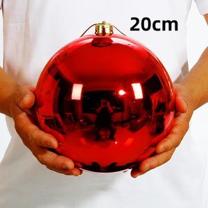 Palline di Natale in Plastica di Alta Qualità 12cm 60cm, Stampa UV Ecologica, 6 Colori, Direttamente dalla Fabbrica per lo Shopping - Product Image 2