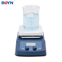 Agitateur magnétique chauffant de laboratoire BOYN BNHP380-Pro 380C, température maximale, numérique, automatique, électrique, avec écran LCD