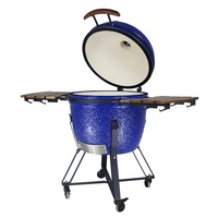 Heying 26 Zoll extra Großer Grill Outdoor BBQ Kamado für Brathähnchen, Pizza und Fleisch – Super Isoliert