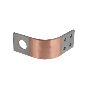 Customized 0.1mm Tinned Electrical Copper Laminated Shunts Copper Flexible Connectors