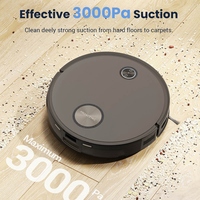 2024 vente chaude nettoyage en profondeur avec vadrouille vibrante Proscenic V10 aspirateur robotique intelligent avec contrôle APP et facile à utiliser