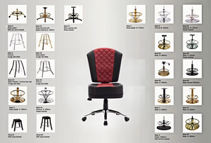 Cadeiras luxuosas modernas do assento do <span class=keywords><strong>casino</strong></span> da fábrica do sucessor do projeto do entretenimento da cadeira do jogador do rolamento para o pôquer do entalhe para a barra - Product Image 5