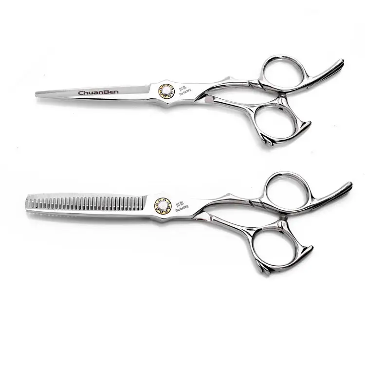 Wholesale Barber Scissors Hair Salon tools 400c Stainless Steel Custom Scissors Hair Cut