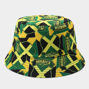 Custom Digital Print Sublimation World Football Cup National Flag Unisex Adult Fans Fisherman Cap Bucket <strong>Hat</strong> - Product Image 6