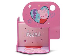 Silla de escritorio moderna de metal con diseño de <span class=keywords><strong>Peppa</strong></span> Pig para niños, con contenedor de almacenamiento para Artes <span class=keywords><strong>y</strong></span> manualidades, tiempo de merienda, tareas escolares en casa <span class=keywords><strong>y</strong></span> más - Product Image 6