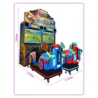 Voiture Volante Transformable - Machine à Cadeaux à Monnayeur avec Accepteur de Billets, Prise en Charge des Langues Anglaise et Espagnole