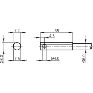 Sensor óptico WRB110MR-8.0-2.5, sensor de fibra óptica difusa, sensor de fibra óptica de vidrio WRB - Product Image 2