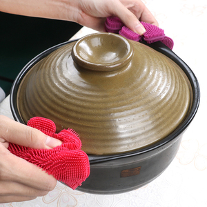 Éponge à vaisselle en silicone réutilisable et lavable pour le nettoyage de la vaisselle - Product Image 4
