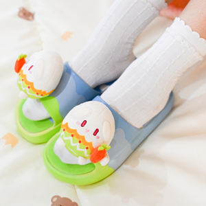 <span class=keywords><strong>Sandalias</strong></span> planas Chappals de goma EVA de alta calidad con patrón de felpa de dibujos animados para <span class=keywords><strong>mujer</strong></span> y <span class=keywords><strong>mujer</strong></span> - Product Image 5