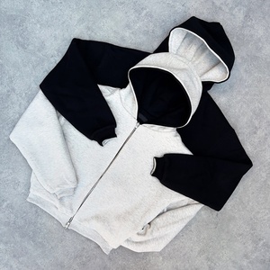 Clothing Manufacturers Custom Jogging Suit Set Reversible Heavyweight Tracksuit High Quality Zip up Hoodie and Sweatpants Set - Product Image 5
