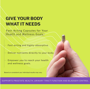 Integratore Erboristico Best-Seller Capsule di Saw Palmetto e Curcuma, Formula Salutare per la Prostata Maschile - Product Image 3