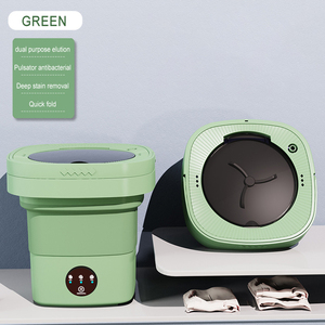 Viagem portátil carro doméstico ao ar livre pequeno portatil 6L 8L 4L dobrável mini máquina de lavar roupa elétrica - Product Image 2