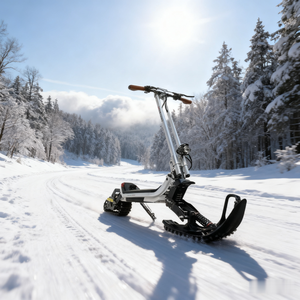 Trottinette pliable tout-terrain la plus vendue, roues amovibles, moteur brushless 1500W, autonomie 50km pour la conduite hivernale - Product Image 2