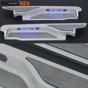 Accesorios Tecnológicos Feigeer, Pieza <span class=keywords><strong>Interior</strong></span> <span class=keywords><strong>de</strong></span> Aleación <span class=keywords><strong>de</strong></span> Aluminio, Pedal <span class=keywords><strong>de</strong></span> Bienvenida Iluminado para Automóvil Modificado, para GL8 653T ESLED 2016-2023 - Product Image 3