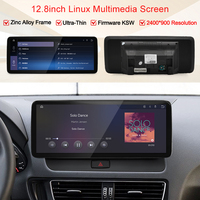 Pantalla Multimedia Táctil STWEI de 12.8'' y 2400*900 para Audi Q5 2009-2017 con CarPlay Inalámbrico, Android Auto, Airplay y Miracast