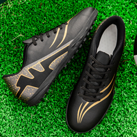 Chaussures de football haut de gamme unisexes Doublure supérieure en maille PU véritable Semelle extérieure en caoutchouc-pour le football sur gazon naturel Printemps Automne