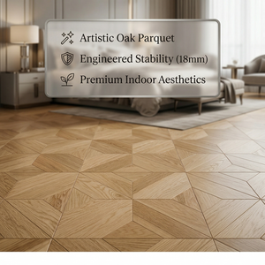 <span class=keywords><strong>Parquet</strong></span> en bois de chêne au design européen moderne, plancher en <span class=keywords><strong>contreplaqué</strong></span> massif de 18 mm, pour chambres à coucher, usage intérieur - Product Image 1