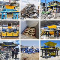 Ligne de recyclage des déchets métalliques industriels de Kowloon Machinery, broyeur à marteaux pour métaux de rebut