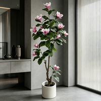 Arrangements floraux haut de gamme, arbre à fleurs de magnolia artificiel, fleurs artificielles, décoration pour mariage, événement, fête, Noël, réveillon de Noël