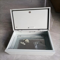 Boîtier en acier inoxydable durable, verrouillable, différentes profondeurs, pour appareils électroniques et instruments, boîte électrique